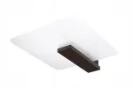 Sollux Lighting Lubinis &scaron;viestuvas plafonas Wenge medis ir pieni&scaron;kas gaubtas