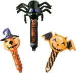 Halloween dekoracija balionai moliūgas voras dideli 60cm rinkinys x36