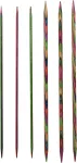 Knitpro 20 cm x 6 mm Symfonie dvigubos smailės virbalai, įvairiaspalviai