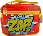 Lengvas aliejinio audinio messenger tipo krep&scaron;ys per petį, unisex, powder, zap boom wham multicoloured zap