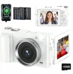 Bedee 4k skaitmeninis fotoaparatas 48 Mp 16x priartinimas kamera + 32gb kortelė
