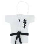 Beltor raktų pakabukas karate gi mini kimono mini shinkyokushinkai raktų pakabukas kanji