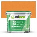 Silikatinis silikoninis fasadinis dažas fasadui, spalva 2-5-6 oranžinė, 10 l