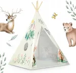 Aga4Kids Vaikų Tipi Palapinė, Sulankstoma, Žaidimų Namelis