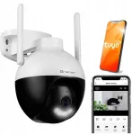 Lauko Ip kamera, pasukama 4mpx 2k Wifi Zoom, atspari Ipx66 su Tuya App