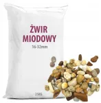 Sodo žvyras Miodowy 16-32mm akmenys 25kg