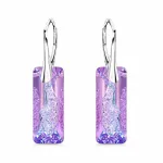Diamond Sky Jewelry Sidabriniai auskarai moterims DiamondSky &bdquo;Growing Crystal II (Vitrail Light)&bdquo; su Swarovski kristalais