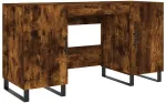 Ra&scaron;omasis stalas, dūminio ąžuolo, 140x50x75cm, apdirbta mediena