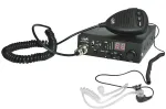 Belaidis CB PNI Escort HP 8024 ASQ maitinimo &scaron;altinis 12V-24V + PNI HF11 ausinės su 1 kai&scaron;čiu