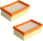 Rediboom 2 vnt. plok&scaron;čių klostuotų filtrų, skirtų K&auml;rcher universaliam dulkių siurbliui Wd4 / Wd5 / Wd6 / Mv4 / Mv5 / Mv6, pakeičia filtrą K&auml;rcher 2.863-005.0