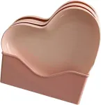 Zpshyd &scaron;irdelės formos lėk&scaron;tė, 5 dalių žavingas &scaron;irdelės formos dubuo, subtili meilės lėk&scaron;tė eleganti&scaron;kos rožinės spalvos Valentino dienai ir vestuvių dovanoms