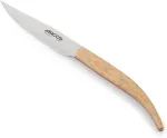 Arcos stalo peilis - kepsnių peilis - nitrum nerūdijančio plieno a&scaron;menys 110 mm - abs micarta rankena, ruda spalva