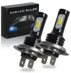 2x Led lemputės H7 labai galingos 8000lm Canbus 6500k