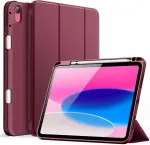 Jetech dėklas, skirtas Ipad (a16) 11-osios/10-osios kartos (2025/2022) su ra&scaron;iklio laikikliu, plonas apsauginis plan&scaron;etinio kompiuterio dėklas su mink&scaron;tu Tpu galiniu dangteliu ir automatiniu užmigdymu/pabudimu (burgundi&scaron;kas)