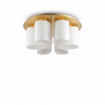 Lubinis &scaron;viestuvas Ideal Lux Ceiling lamp with 6 lights DAISY, E27, amber color