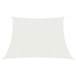 Uždanga nuo saulės, baltos spalvos, 3/4x3m, HDPE, 160g/m&sup2;