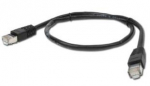 GEMBIRD PP6-3M/BK Gembird patchcord RJ45, kat. 6, FTP, 3m, juoda