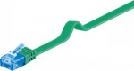 Goobay GB CAT6A TINKLO KABELIS PLOTAS U/UTP Žalias 5M