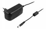 Kintamosios srovės adapteris DELTACO 100-240 V AC 50/60 Hz iki 12 V DC, 2 A, 1.5 m, juodas / PS12-20B