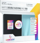 Dėlionė Gamegenic Gamegenic: Matte dviguba i&scaron;plovimo pakuotė (66x91 mm / 64x89 mm) 2x100 vienetų