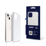 Dėklas 3Mk apsauga 3mk Hardy silikoninis MagCase iPhone 15 - baltas ir sidabrinis
