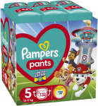 Pampers Pants Paw Patrol sauskelnės-kelnaitės, 5 Dydis, 132 vnt., 12&ndash;17 kg