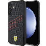Samsung Galaxy S24 Plus Ferrari dėklas Big SF Perforated (FEHCS24MPINK) juodos spalvos