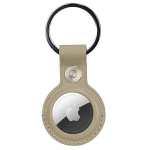 Dėklas Apple AirTag Audi Eko Oda (AU-ATKR-Q3/D1-BG) beige