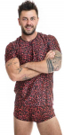 Anais Men Accesories Anais Men Tribal Soft Microfiber T-Shirt Raudona Animal Print Size M