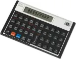 HP 12c, Desktop, Financial, 10 digits, 1 lines, Baterija, Aliuminio, Juodas