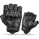 Rockbros 16220006004 XL leather motorcycle pir&scaron;tinės - juodos spalvos