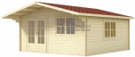 Eurovudas Medinis sodo namelis Monaco 3x4m, 44mm