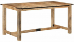 Valgomojo stalas, 160x80x75cm, mango medienos masyvas