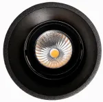 13W LED įleidžiamas &scaron;viestuvas TOLVA M, juodas, 3000K, 40˚, DALI