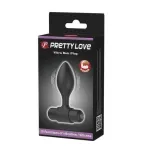 Pretty Love Plug analinis ki&scaron;tukas su vibracija mažas ki&scaron;tukas 8cm