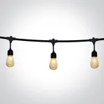 1W LED girlianda, 12xLEDs, IP67, 8,5m, su saulės baterija, 0996/B