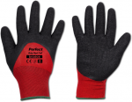 Apsauginės darbo pir&scaron;tinės Bradas PERFECT GRIP Raudonas FULL, 10 dydis, 6 vnt.