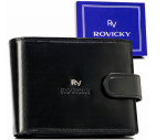 Odinė piniginė RFID ROVICKY RV-7870-9-BCA