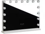 Beauty System Makiažo veidrodis su LED ap&scaron;vietimu HOLLYWOOD 58x46cm