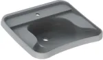 Geberit &bdquo;Ifo Care&ldquo; praustuvas su mai&scaron;ytuvo anga be perpildymo 660 x 575 x 190 mm