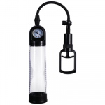 Doc Johnson Rock Solid Boost It Vacuum System with Pressure Gauge, Transparent