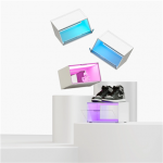 &bdquo;Nanoleaf X Fantaqi EXPO&ldquo; i&scaron;maniųjų LED ekranų dėklų pradinis rinkinys (4 vnt.) | 16 mėn.+