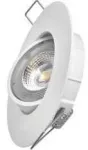 Emos LED spotlight SIMMI baltas, circle 5W warm baltas