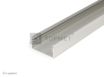 LED juostos profilis LOWI, neanoduotas aliuminis, 2m
