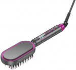 Hair straightener Hoco with comb and digital display HP44 rose red