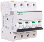 Schneider A9F03432 Automatinis jungiklis 4P B 32A 6kA AC iC60N-B32-4 A9F03432