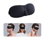 3D miego kaukė, unisex, juoda
