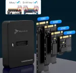 Reagle adapteris SSD M.2 NVMe SATA, diskų ki&scaron;enė USB-C 3.2