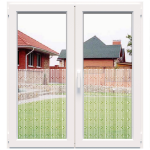 Dekoratyvinė balta matinė lipni plėvelė DECO24