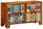 Batu skrynia Ruda 90 x 35 x 55 cm Kietos akacijos mediena
